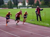 Max Singer-Johannes & Julius Kappe beim Start des 2000 m -Laufs-